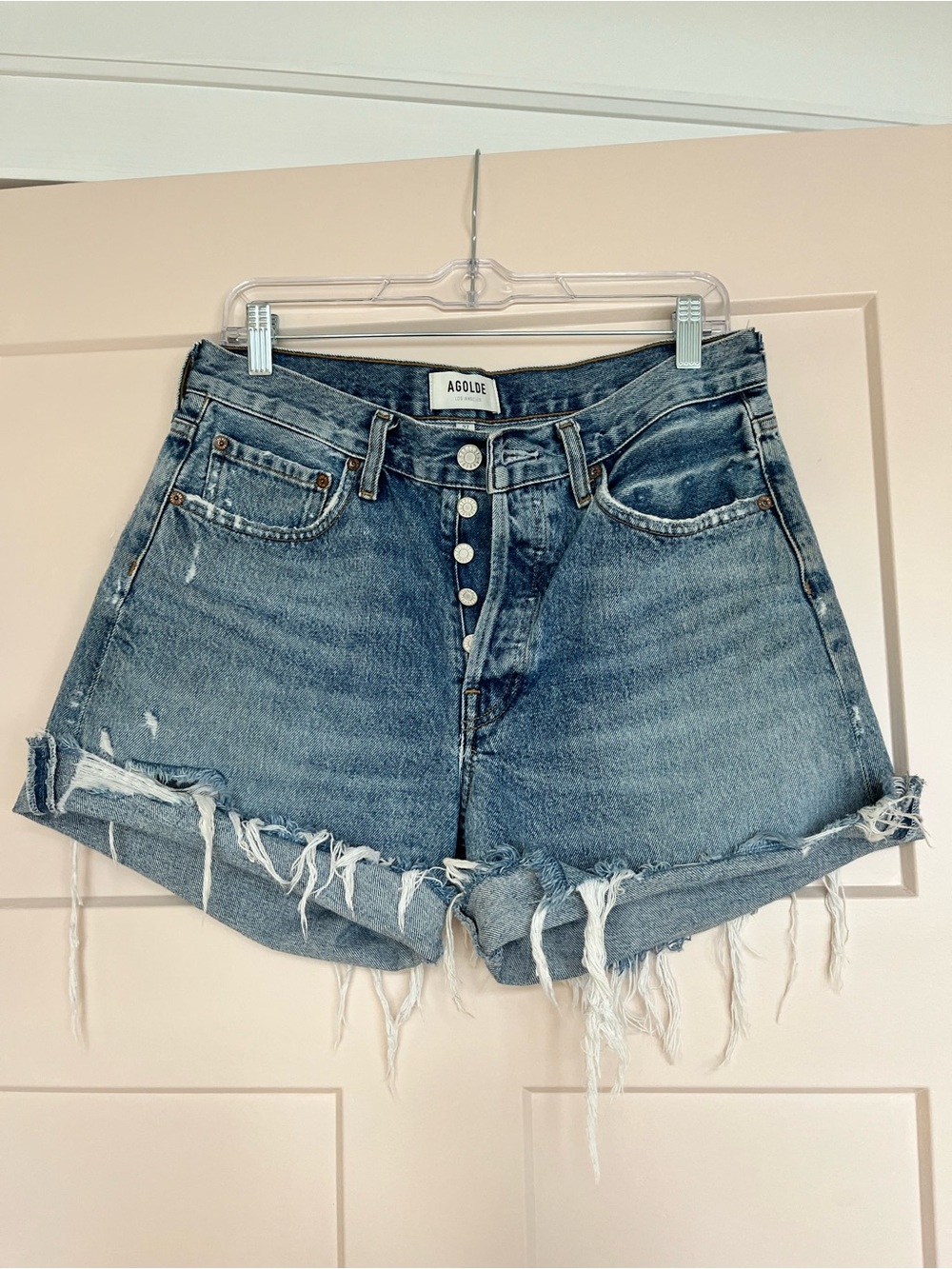 AGOLDE Parker Vintage Cut-Off Shorts